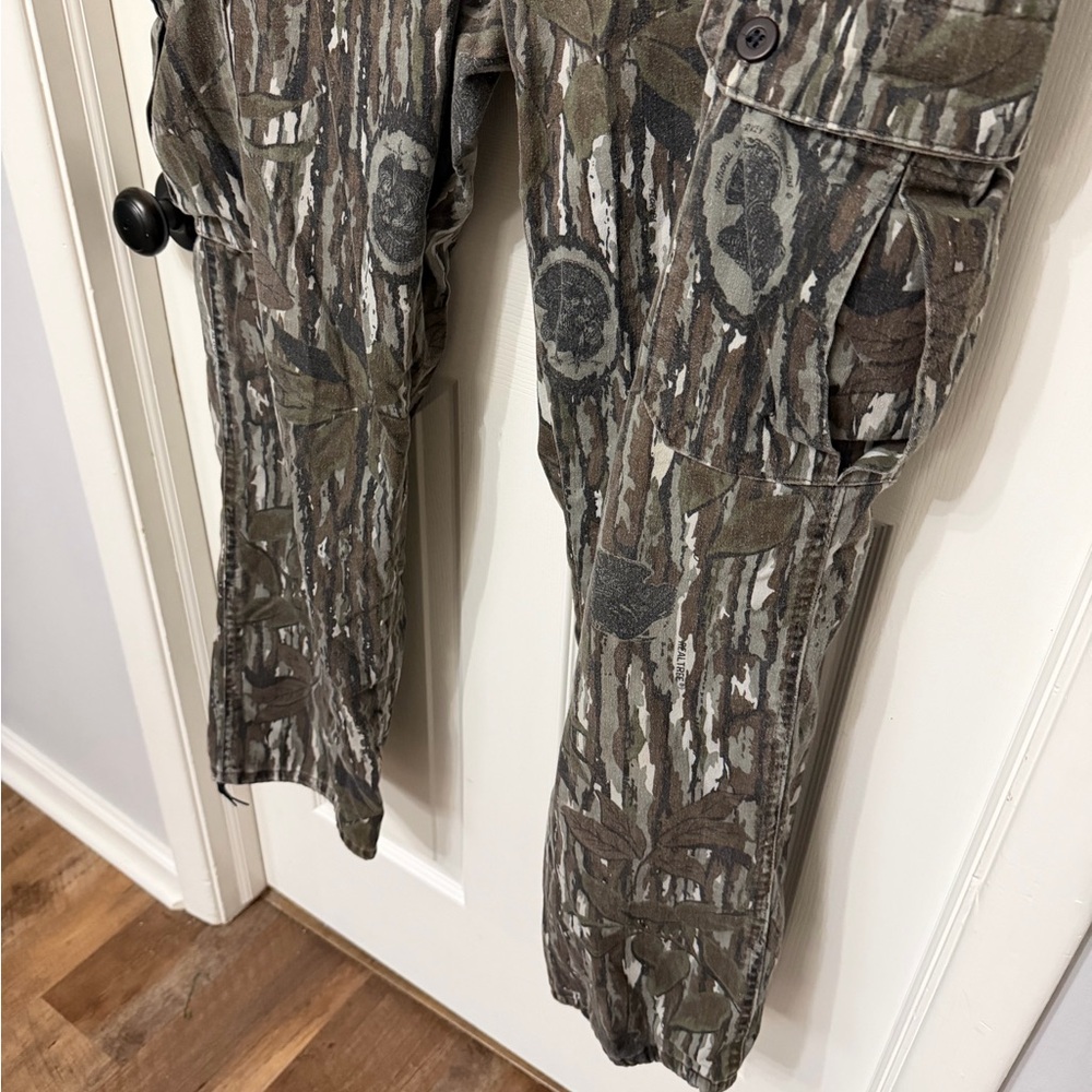 VTG 10X mens size 40 Long ORIGINAL Realtree NWTF Turkey Cargo Pants Camo USA - Picture 3 of 7